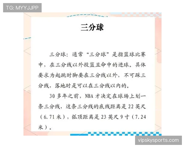 掌握篮球三分线规则：投篮距离与判罚解析